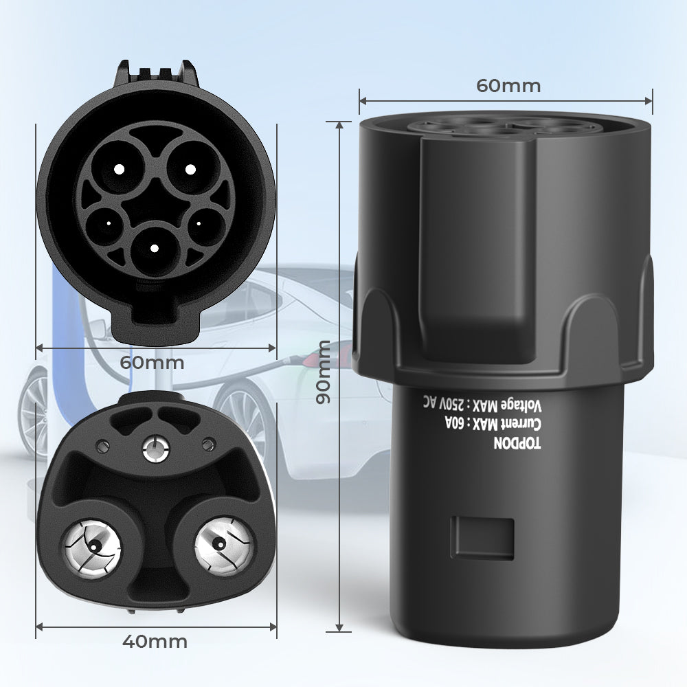 PulseQ J1772 to Tesla Charging Adapter