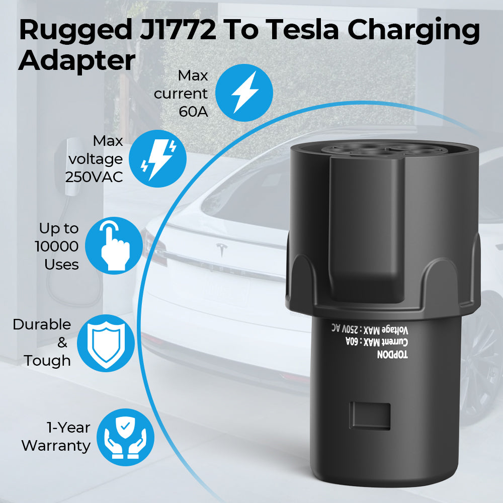 PulseQ J1772 to Tesla Charging Adapter